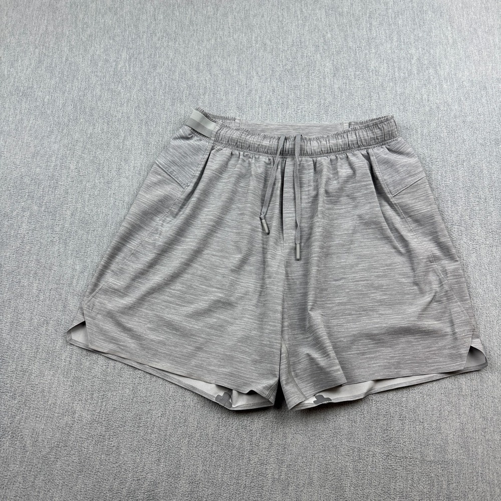 Lululemon Shorts Mens Medium Gray Surge 6" Unlined Performance Training Gym